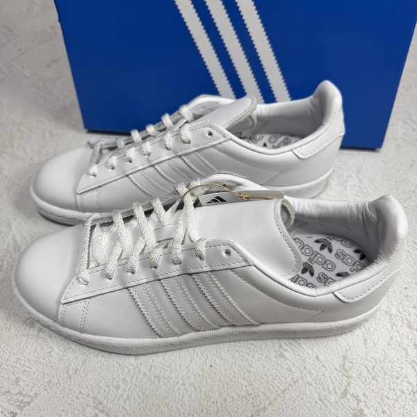27.0cm 新品未使用 adidas Originals CAMPUS 80S アディダス オリジナルス キャンパス スニーカー シューズ レザー ホワイト 白 箱有り