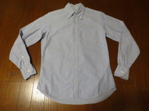 INDIVIDUALIZED SHIRTS STANDARD FIT MADE IN USA インディビジュアライズドシャツ 長袖オックスフォードBDシャツ 14 アメリカ製