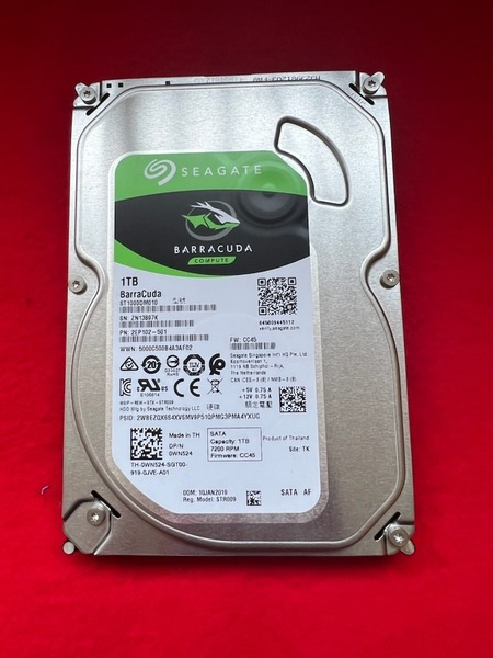 不良返金保証 SEAGATE ST1000DM010 3.5インチHDD 1.0TB (aa89)