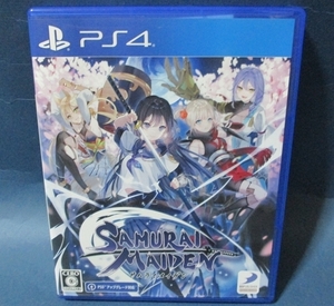 ●● サムライメイデン SAMURAI MAIDEN ●● PS4 ソフト 箱説付き PLAYSTATION4