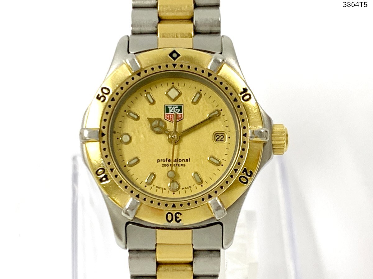稼働品 TAG HEUER タグホイヤー プロフェッショナル 964.008 Yahoo!オークション -「タグホイヤー 964.008」の落札相場・落札価格