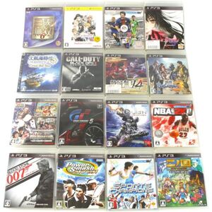 PS3ソフトまとめ 三國無双 戦国無双 戦国BASARA コールオブデューティ グランツーリズモ ニノ国 007 NBA2K11など 計16点 #R1614