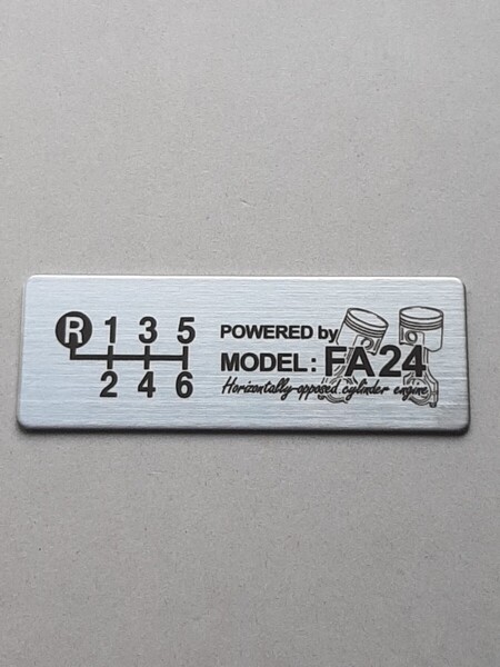 シフトパターン ステンレス GR86 BRZ ZN8 ZD8 FA24