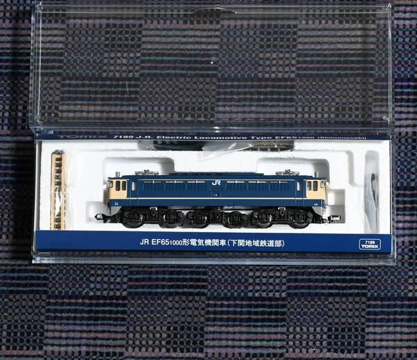TOMIX トミックス 7189 JR EF65-1000形電気機関車 (下関地域鉄道部)