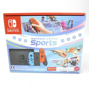 056 任天堂 Nintendo Switch ニンテンドー スイッチ 本体 新型 ネオン Nintendo Switch Sports セット HAD-S-KABGR ※中古