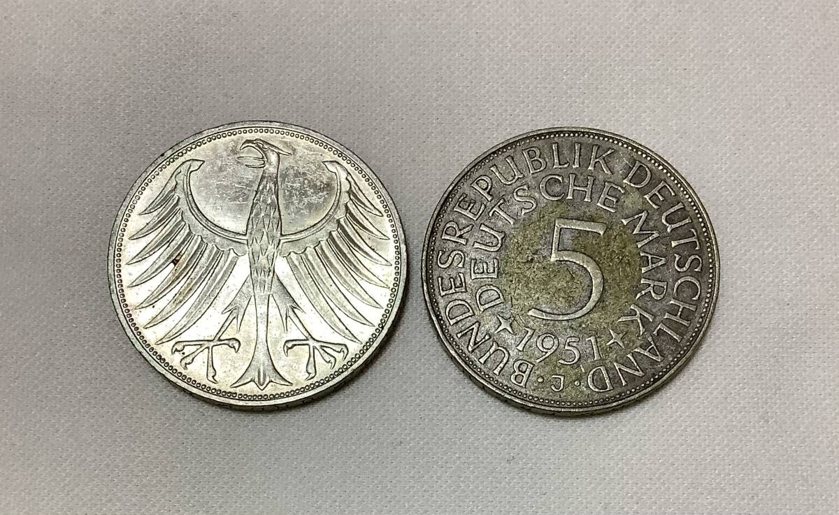 外国銀貨　ドイツ5マルク10マルク銀貨　8枚まとめロット 外国銀貨 ドイツ5マルク10マルク銀貨 8枚まとめロット - メルカリ