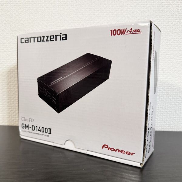 【新品未使用】送料無料 carrozzeria カロッツェリア GM-D1400Ⅱ 4chパワーアンプ クラスFD 100W×4 パイオニア GM-D1400ⅱ カーアンプ