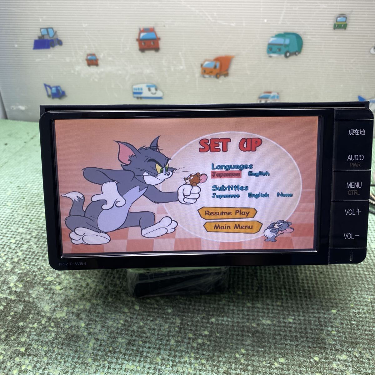 取説付★トヨタ純正 NSCP-W64 BT対応・ワンセグTV★動作良好 ☆トヨタ純正ナビ NSCP-W64 Bluetooth対応・ワンセグTV☆美品