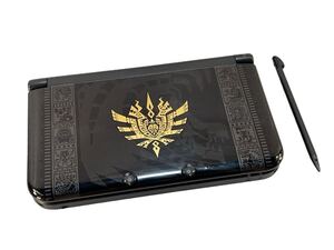 ◆美品 動作確認済み Nintendo ニンテンドー3DS LL モンスターハンター4 コラボ 本体のみ ゴアマガラブラック 任天堂 現状品 管理KA264