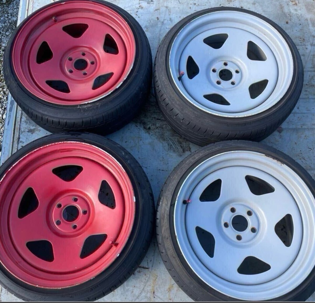 TC-01 ESB17インチ 5H PCD100 9JJ+25 タイヤ付中古5穴 楽天市場】TC01 白 17inch 9.0j +25 5穴 PCD100 ※ホイール 2本