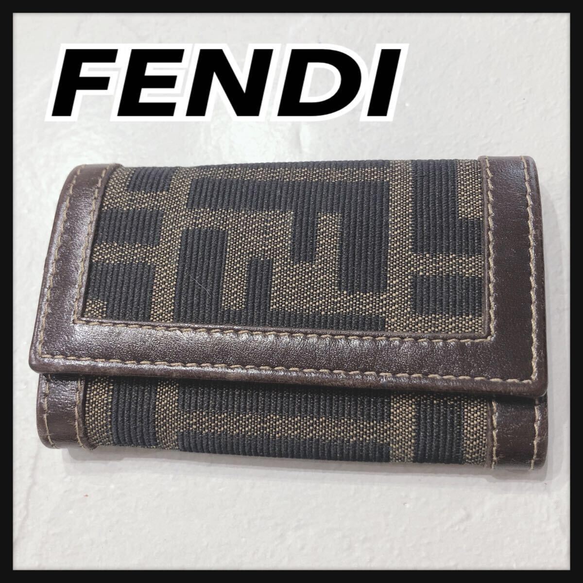 2025年最新】Yahoo!オークション -fendi ズッカ柄 キーケースの