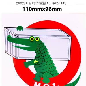 GW53-01 特価 ヴィンテージスタイル ワニ 貨物 コンテナ かわいい 動物 バイク 車 トラック 車庫 レトロ ガレージ