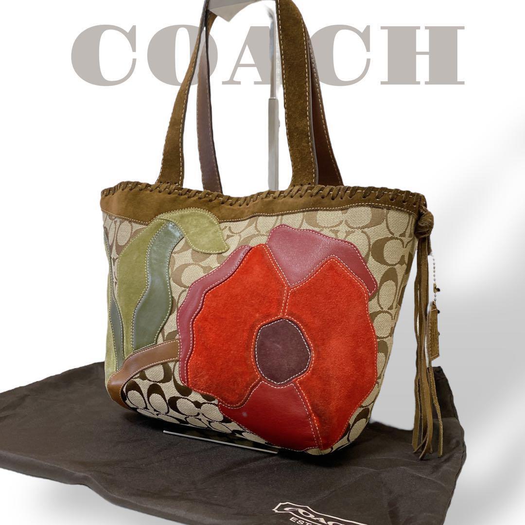 2025年最新】Yahoo!オークション -コーチ花柄バッグの中古品