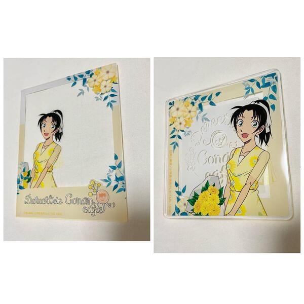 名探偵コナンカフェ2024 遠山和葉 アクリルカード アクリルコースター