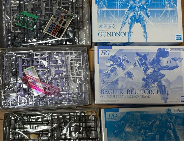 バンダイ 未組立 ガンプラ HG 1/144 ガンドノード&ベキルベウトルシュ&デスルター 水星の魔女