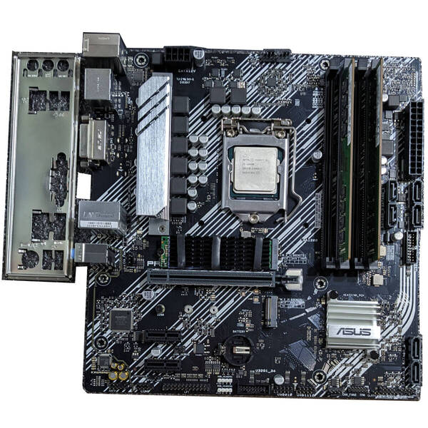 【中古】ASUS B460M-AJ(ツクモBTO仕様) + CPUメモリSSDセット(i5 10400、32GB、256GB)