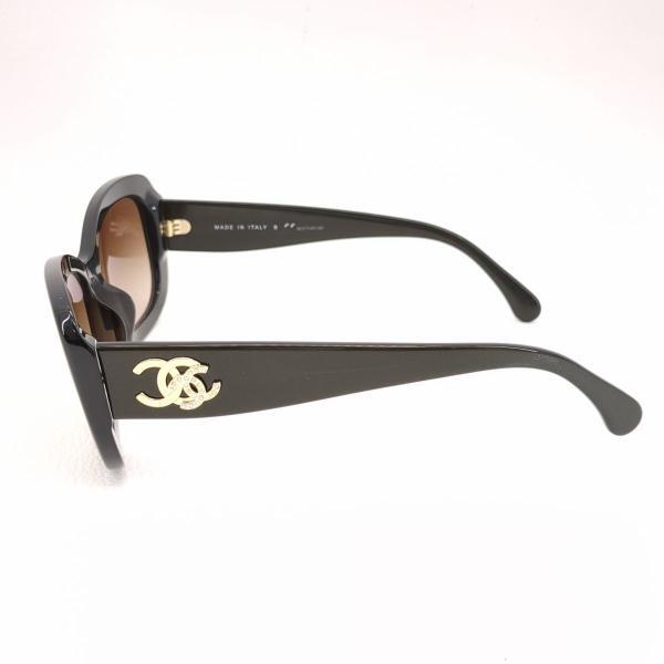 美品　シャネル　サングラス　ラインストーン　マトラッセ　ブラック　4102 Yahoo!オークション -「シャネルサングラス (ラインストーン