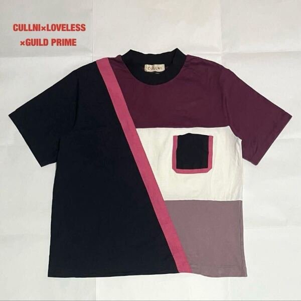 【希少】CULLNI×LOVELESS×GUILD PRIME コラボTシャツ ユニセックス クルニ ラブレス ギルドプライム 定価18,150円 18-AW-027