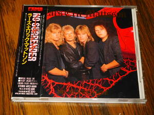 廃盤 LARS ERIC MATTSSON / NO SURRENDER 国内盤 帯付き APCY-8009 北欧メタル 様式美