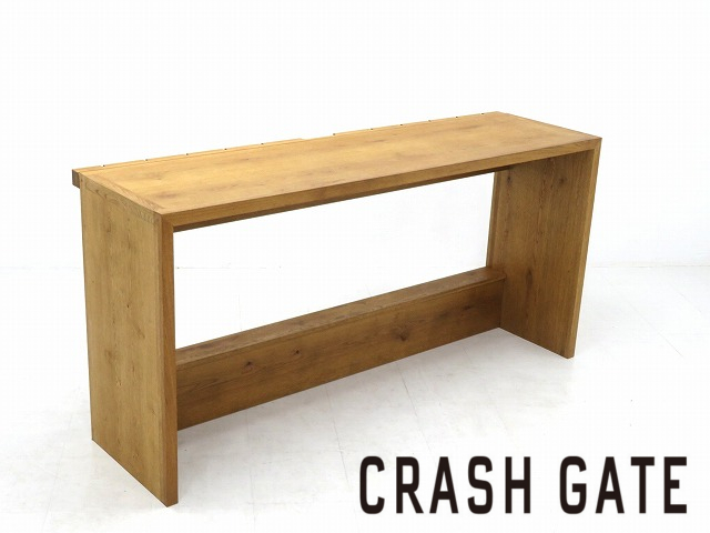 展示品　クラッシュゲート　オーク材　ダイニングテーブル　カフェ　店舗什器 Yahoo!オークション -「クラッシュゲート」(ダイニングテーブル