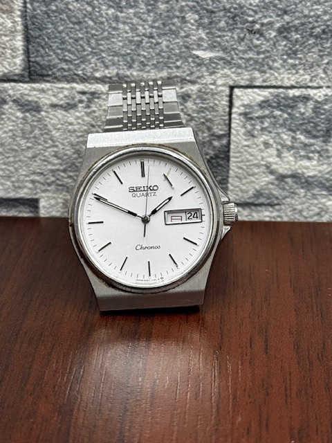 稼働品です☺︎SEIKO CHRONOS/セイコークロノスクォーツメンズウォッチ 2025年最新】Yahoo!オークション -セイコー クロノス クォーツ