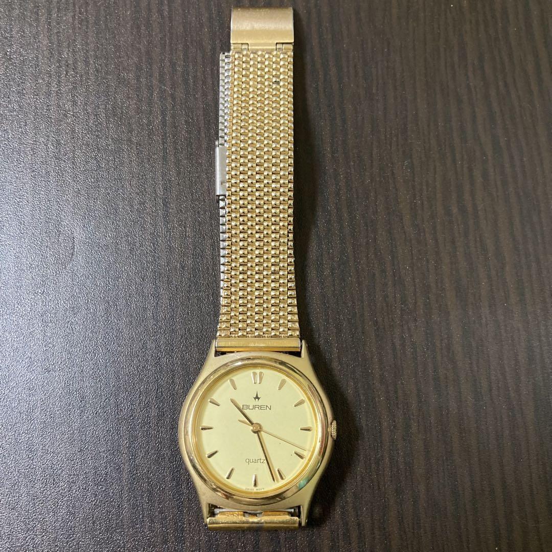 【レア！レトロビンテージ、稼働中】BUREN レディース アナログ腕時計 レア！レトロビンテージ、稼働中】BUREN レディース アナログ