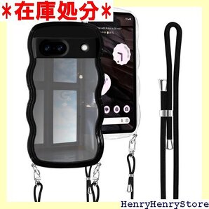 Google Pixel 7a ケース クリア ショル バンパー グーグル ピクセル7a スマホケース ブラック 1778