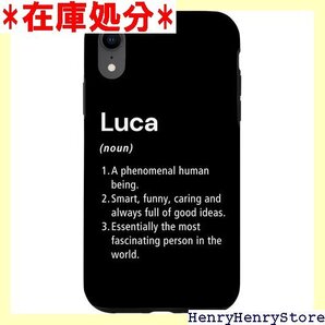 Luca 名前の定義 面白い辞書 スマホケース iPhone XR 用 2344