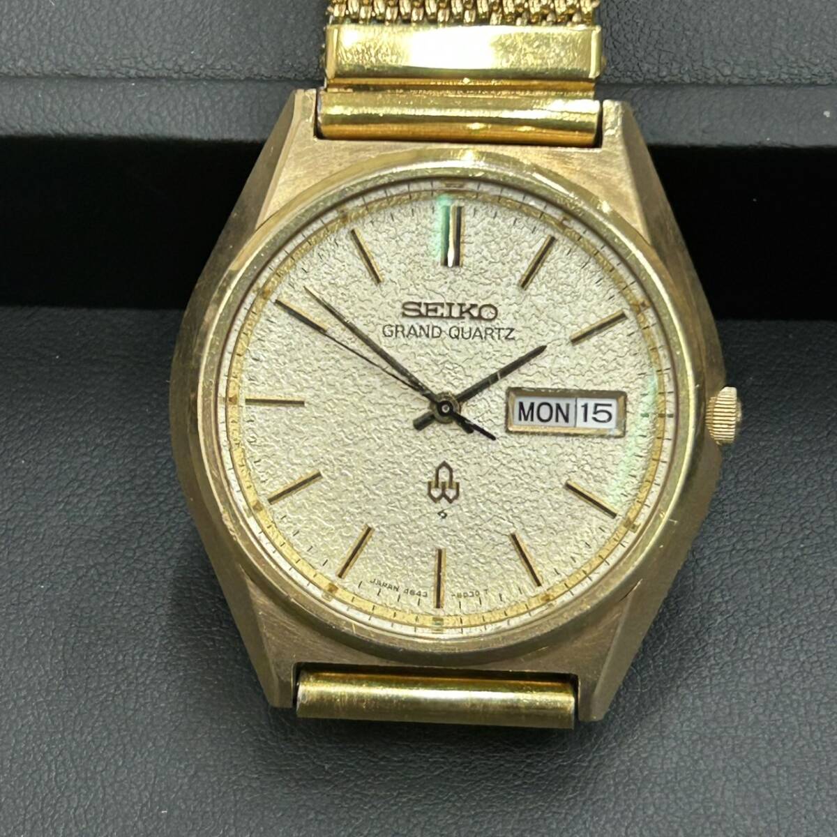 SEIKO グランドクォーツ 4843-8023 電池なし ジャンク品 Yahoo!オークション -「seiko 4843」の落札相場・落札価格