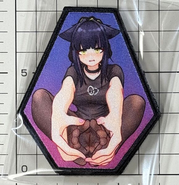国内未発売 正規品(Tactical Nights series) ジェシカ Feet-pussy ベルクロパッチ ■ アークナイツ 足裏 ワッペン サバゲー 痛ワッペン
