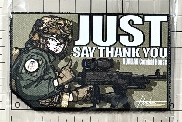 絶版 国内未発売 正規品 OC JUST SAY THANK YOU レザーベルクロパッチ ■ ワッペン ミリタリー