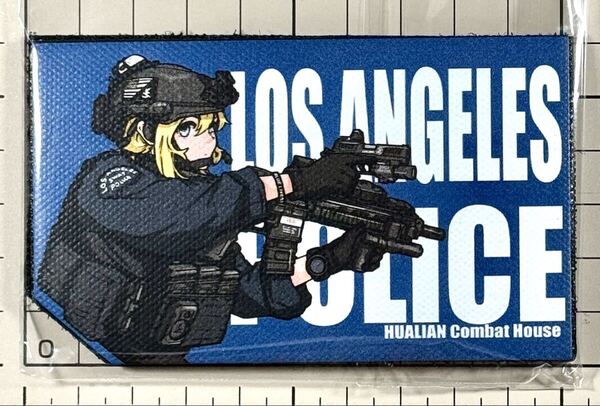 国内未発売 北米正規品 LAP Girl レザーベルクロパッチ Ver.2 ■ 警察 911 LAPD SWAT アメリカ ワッペン ミリタリー
