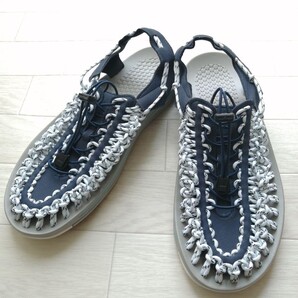 40/25.0cm 編み上げサンダル ゴム編みサンダル ゴムサンダル