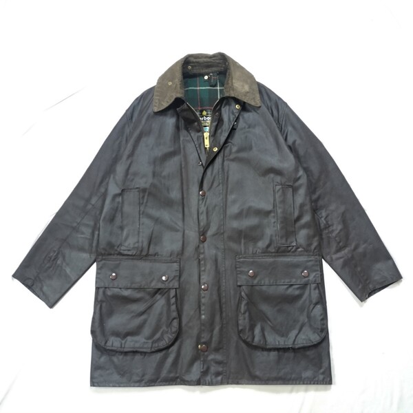 70s80s BARBOUR northumbria c42 1crest ラスティックブラウン YKK棒ジップ ビンテージ バブアー ノーザンブリア 1クラウン