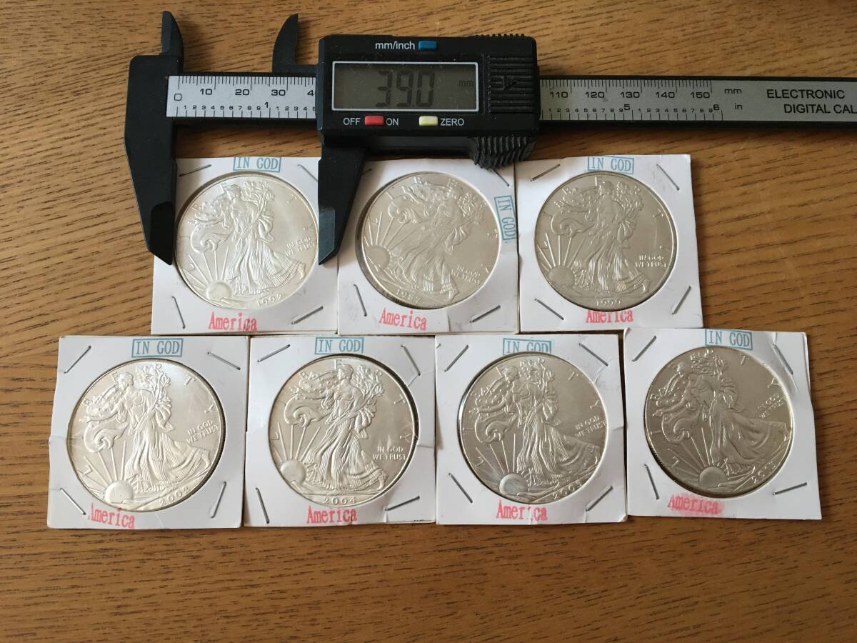 2000年２４Ｋプレミア厶カラーイーグル銀貨(希少) Yahoo!オークション -「イーグル 銀貨」(貨幣) の落札相場・落札価格