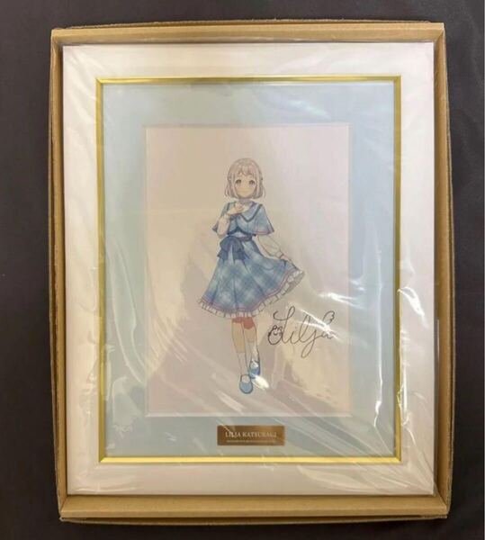 葛城リーリヤ サイン入り複製原画 学園アイドルマスター