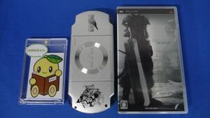 PSP-2000本体 ファイナルファンタジーVII 10th Anniversary/クライシスコア(ソフト) 動作確認済み メモリースティックDUO(256MB)付き