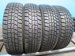 21年製バリ山 155/65R14 75Q ◆ DUNLOP WINTERMAXX WM02 ◆ 4本 C233 スタッドレス