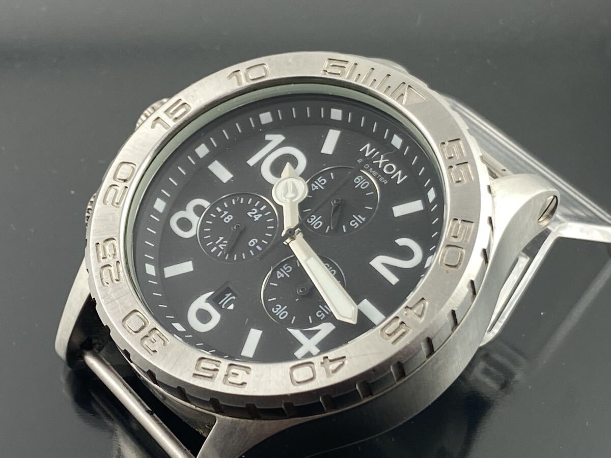 NIXON ニクソン 腕時計 THE 42-20 シルバー クロノグラフ NIXON ニクソン 腕時計 THE 42-20 シルバー クロノグラフ