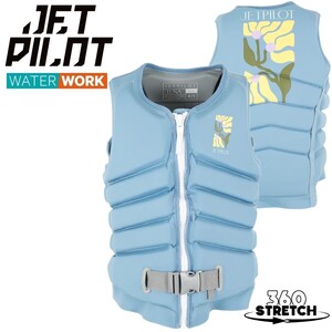ジェットパイロット JETPILOT 2026 インパクトベスト 送料無料 ルナ F/E レディース エコ ベスト JA25376 ブルー 10/M ウェイク サップ