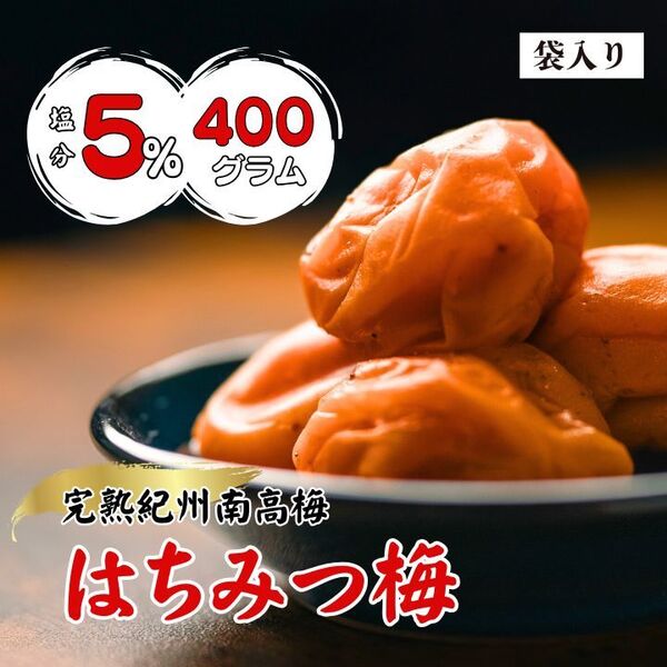 訳あり送料無料 はちみつ梅 うめぼし 塩分5% つぶれ梅 和歌山県産 紀州南高梅 減塩 梅干し 国産 免疫力 ポスト 風邪 5%は4