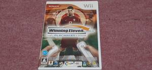 ◎ Wii 【ウイニングイレブン プレーメーカー 2008】箱付き/説明書なし/動作保証付/2枚までクイックポストで送料185円