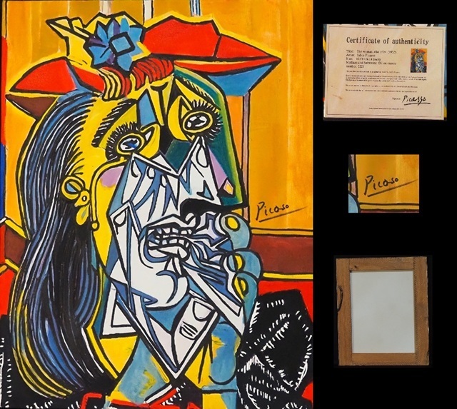 ピカソ 絵画 油彩 油絵 2025年最新】Yahoo!オークション -ピカソ 絵画(油彩)の中古品
