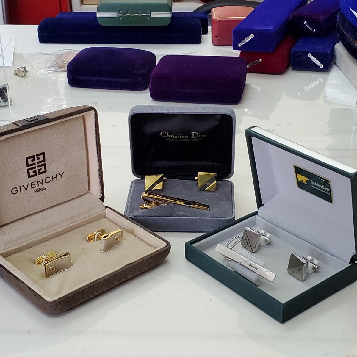 カフス・タイピン等７点セット（未使用品） 2025年最新】Yahoo!オークション -タイピン カフス セット 未