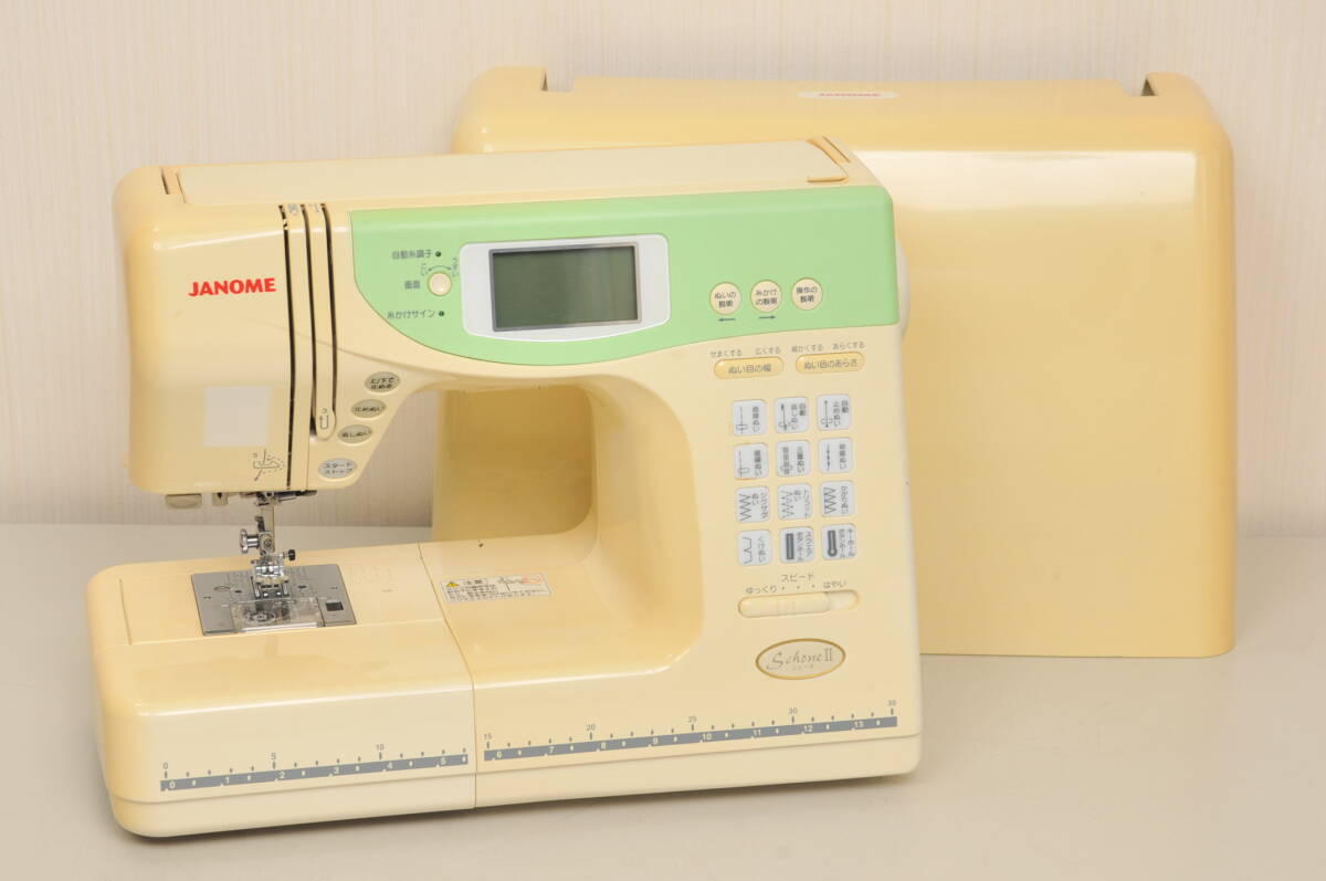 pop-ponJANOMEコンピューターミシン　シェーネ847型 Yahoo!オークション -「847」(本体) (ミシン)の落札相場・落札価格