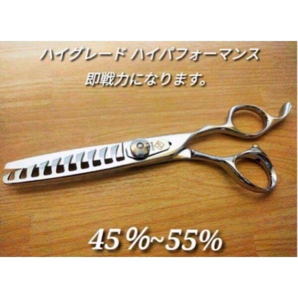 切れ味抜群プロ用セニングシザー美容師スキバサミ理容師すきバサミ&トリマートリミングペット&ママミング可ブレンディング操作性抜群