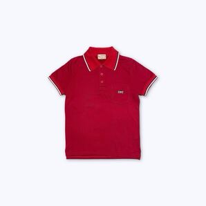 ティーエムティー TMT 半袖 ポロシャツ Sサイズ 赤 裏パイル地