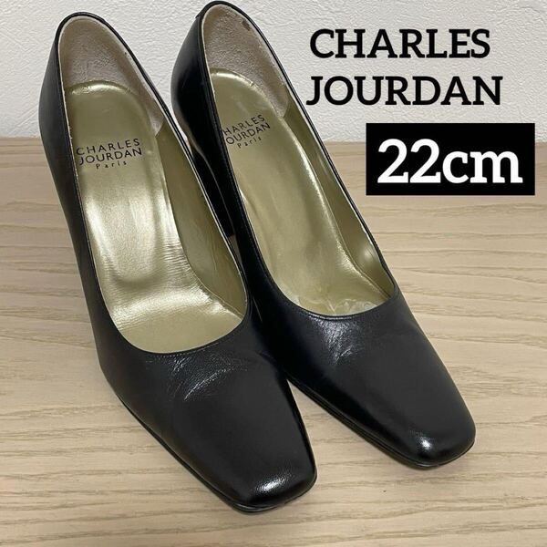シャルルジョルダン CHARLES JOURDAN パンプス ブラック 22cm
