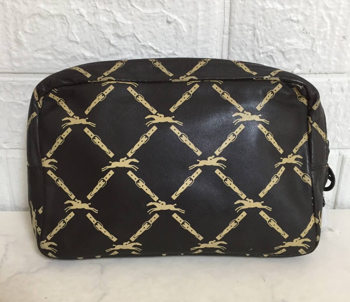 【新品・未使用】ロンシャン　ポーチ 2023 新色*LONGCHAMP LePliage original♡ハンドル ポーチ