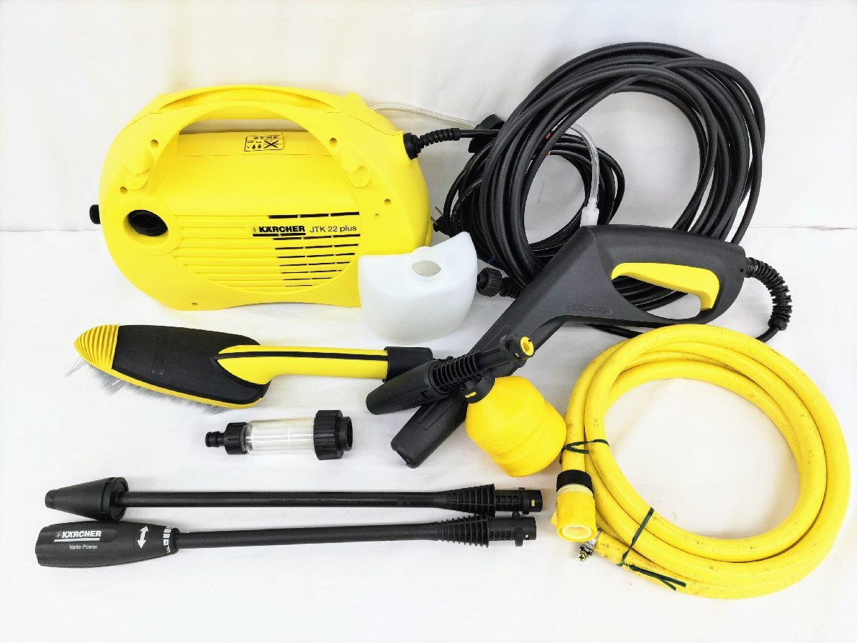 【動作確認済】 KARCHER 家庭用高圧洗浄機 JTK22plus ケルヒャー 2025年最新】Yahoo!オークション -ケルヒャー jtk 22 plusの中古